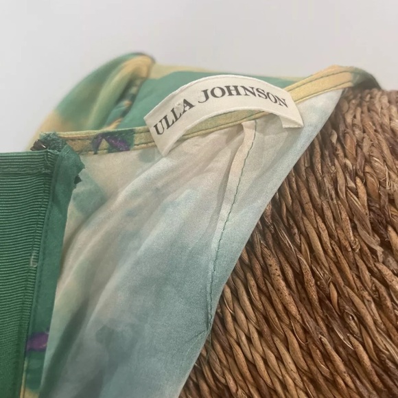 Ulla Johnston 100 % Silk blouse women  Size 8 Rare Woman’s Blouse - Picture 10 of 12